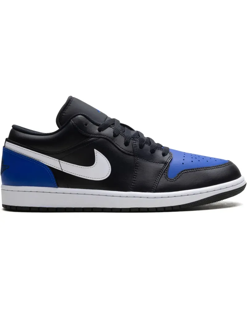 Jordan 1 Low "Black/Royal Toe" Sneakers - Schwarz Schwarz