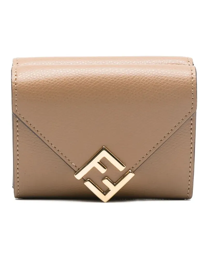 Fendi mini tri-fold wallet - Braun Braun