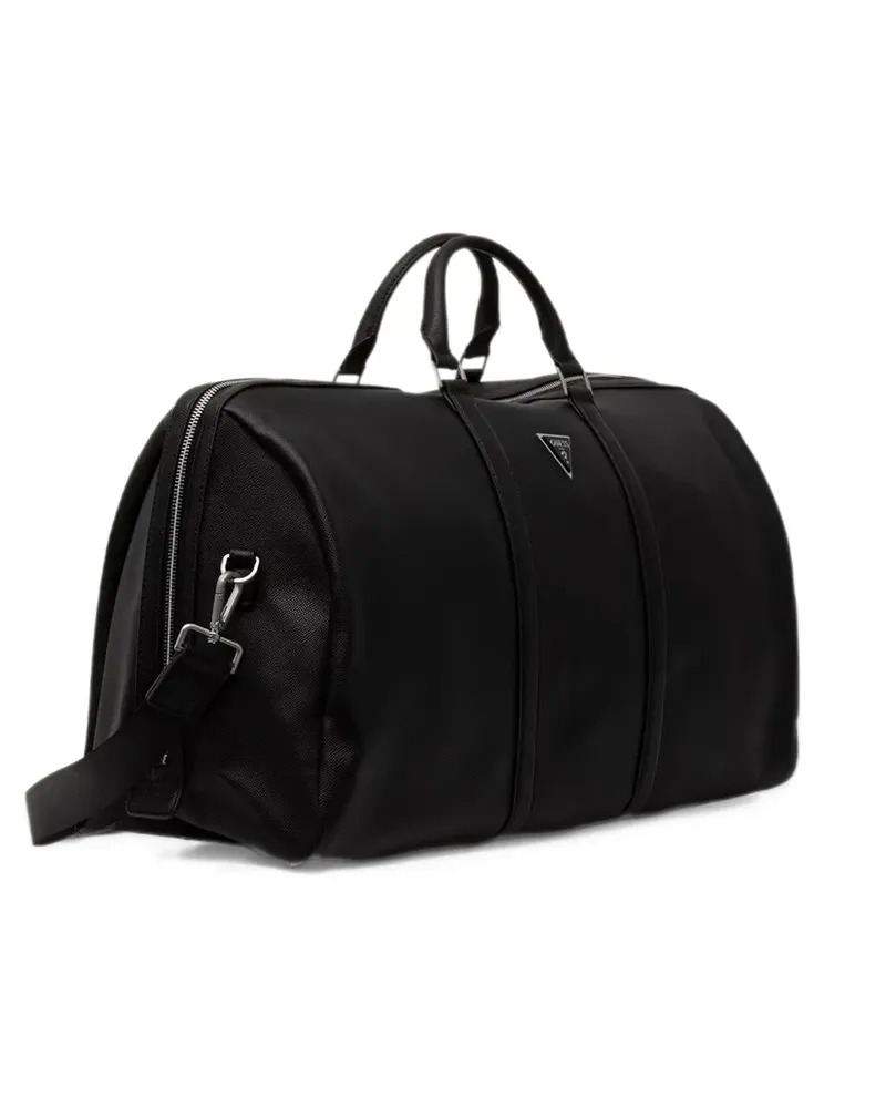 Guess Milano logo-plaque travel bag - Schwarz Schwarz