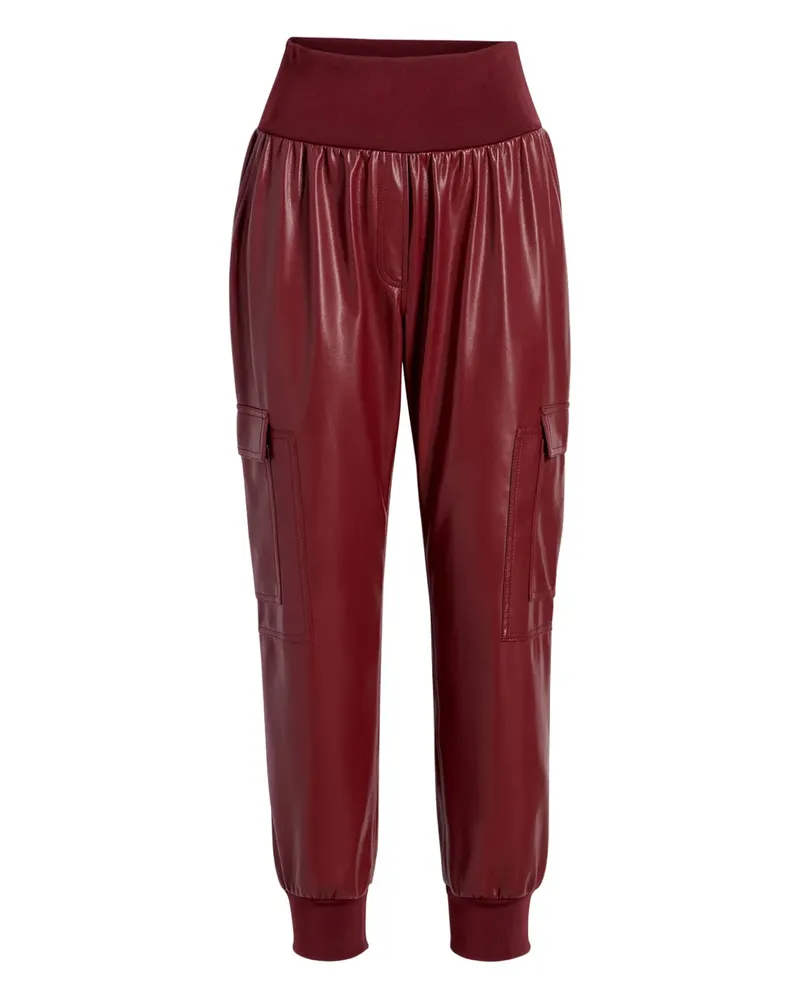 Cinq à Sept Tapered-Hose mit Stretchbund - Rot Rot