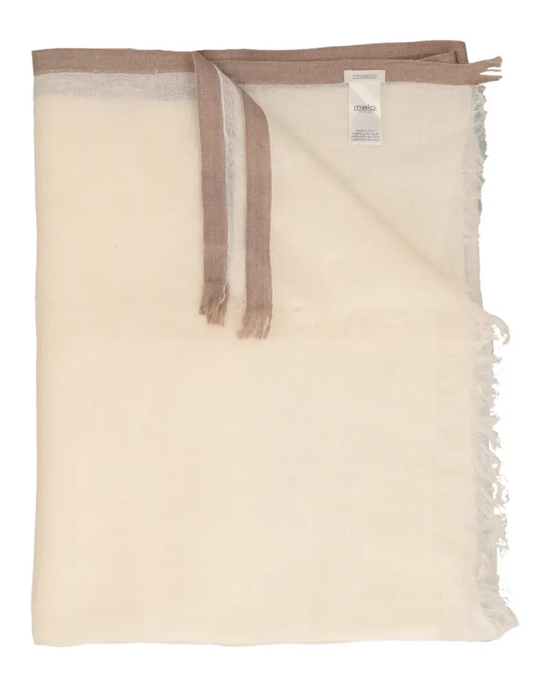 Malo Schal mit Fransen - Nude Nude