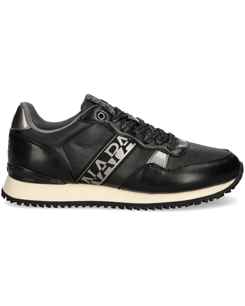 Napapijri Sneakers mit Logo-Patch - Schwarz Schwarz
