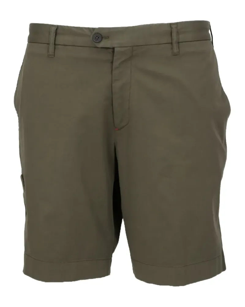 Isaia straight-leg chino shorts - Grün Grün