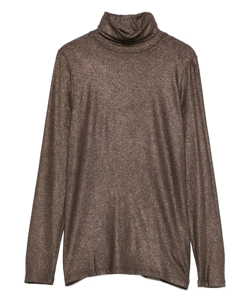 Majestic Pullover mit Rollkragen - Braun Braun