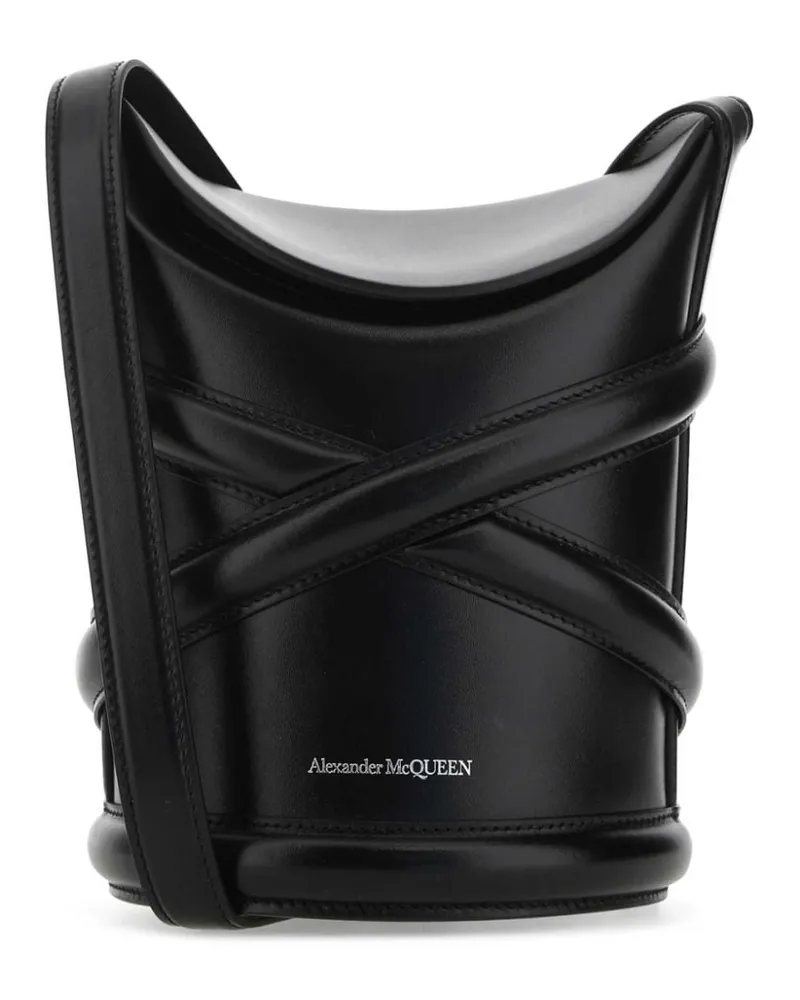 Alexander McQueen The Curve Beuteltasche - Schwarz Schwarz