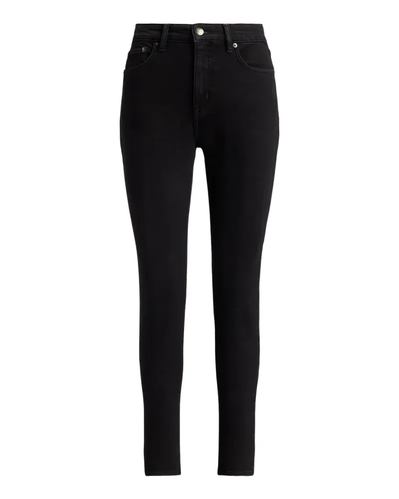 Ralph Lauren Skinny-Jeans mit hohem Bund - Schwarz Schwarz