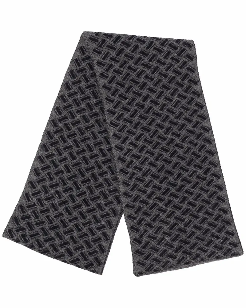 Drumohr  Gestrickter Razor Blade Schal - Grau Grau