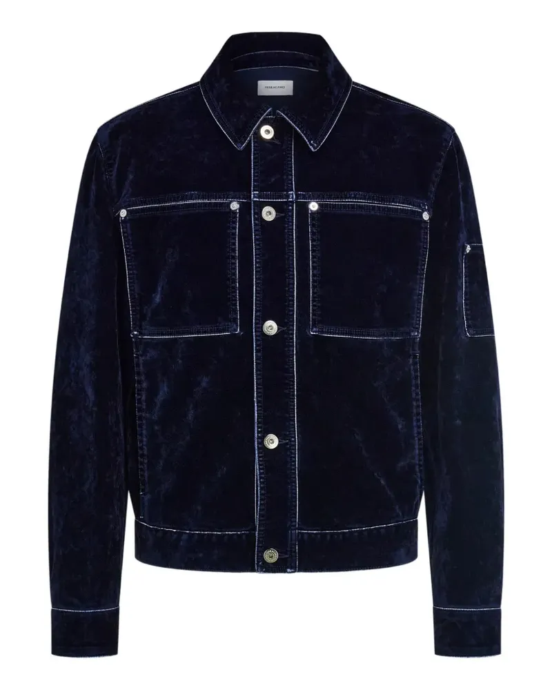 Ferragamo Trucker-Jacke - Blau Blau