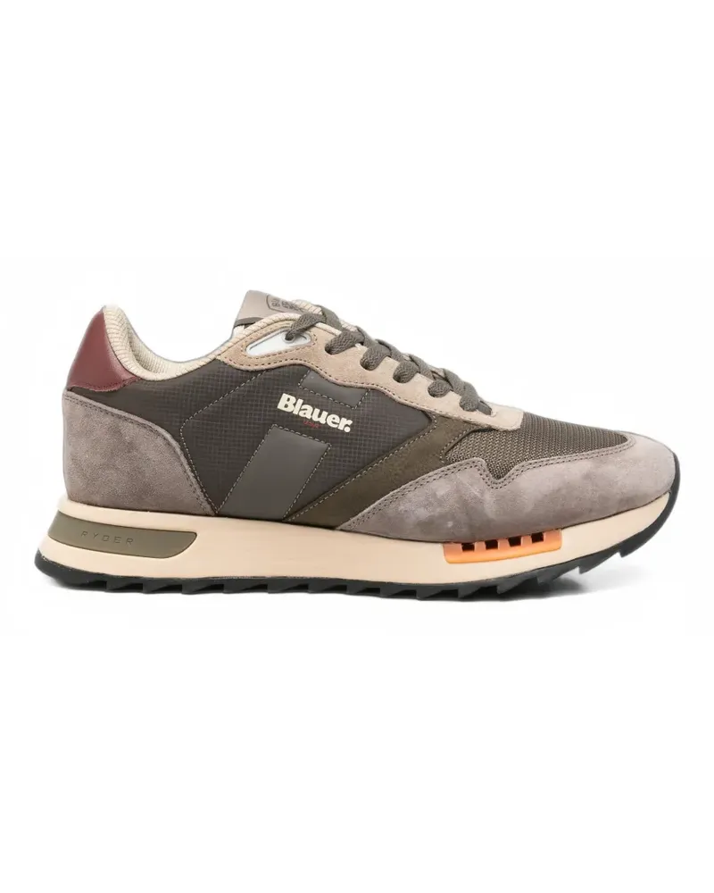 Blauer Ryder Sneakers mit Einsätzen - Grau Grau