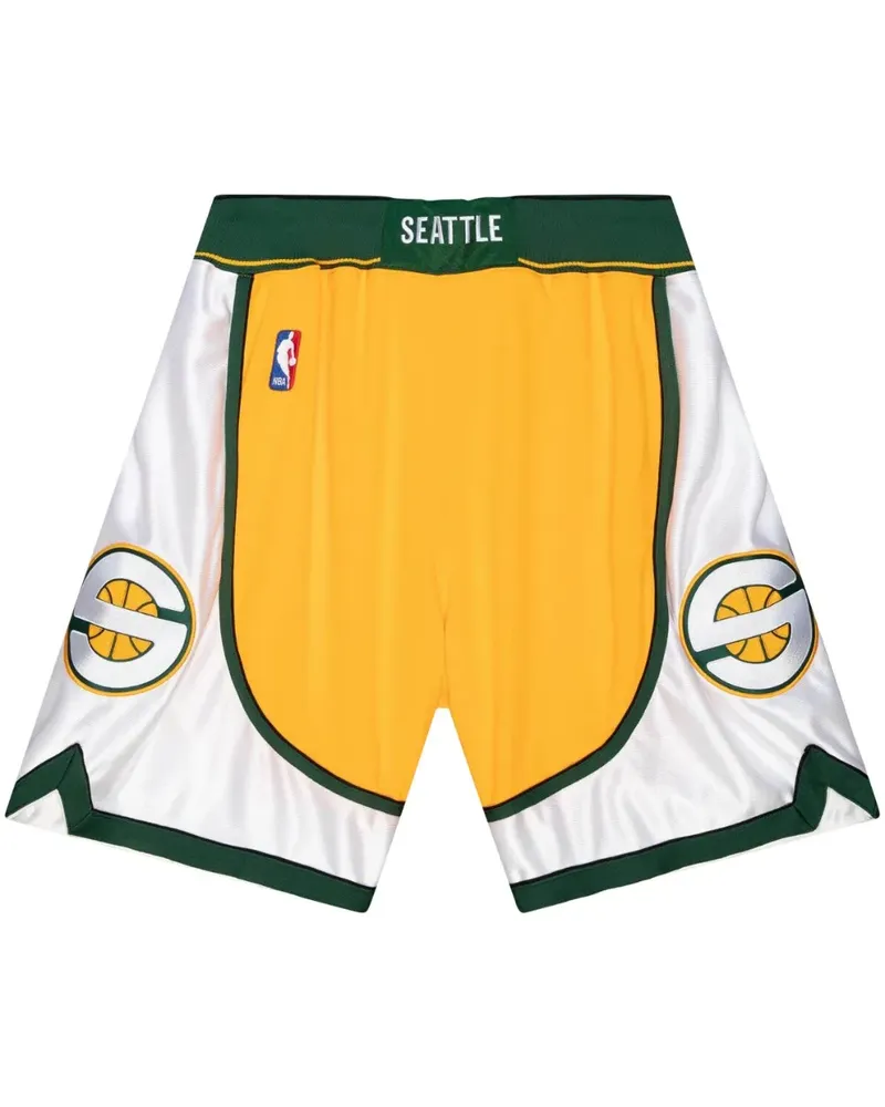 Mitchell & Ness NBA Seattle Supersonics 07-08 Shorts - Weiß Weiß