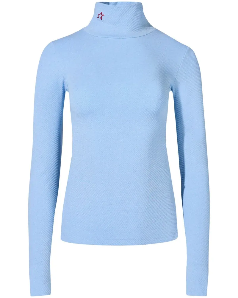 Perfect Moment Nahtloses Thermal T-Shirt - Blau Blau