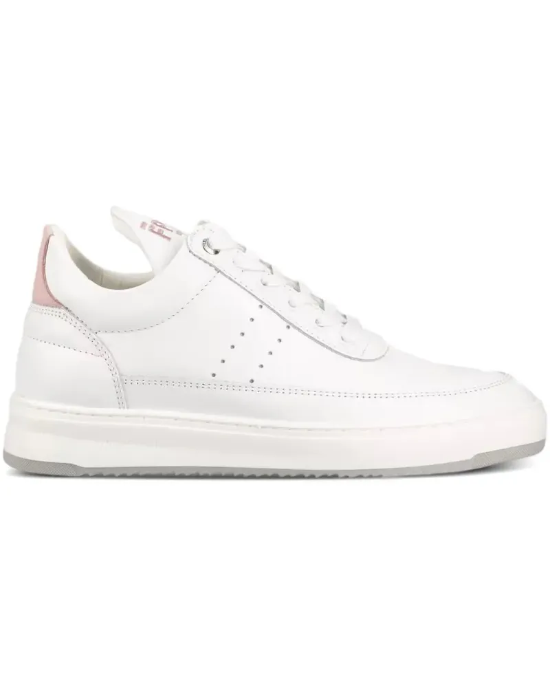 Filling Pieces Sneakers aus Leder - Weiß Weiß