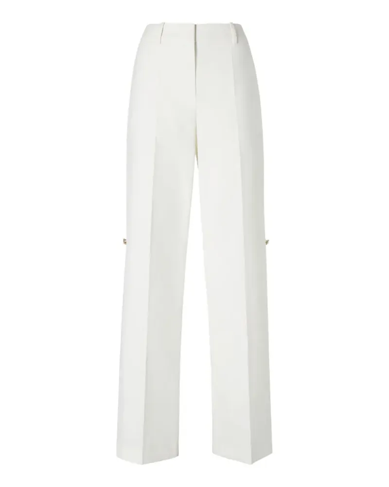 Fendi Hose mit Logo-Stickerei - Nude Nude