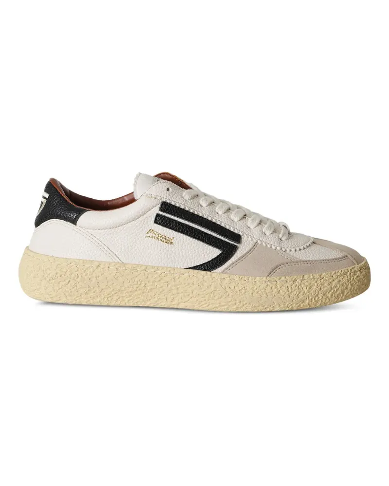 Puraai 1.01 Vintage Sneakers mit Einsätzen - Weiß Weiß