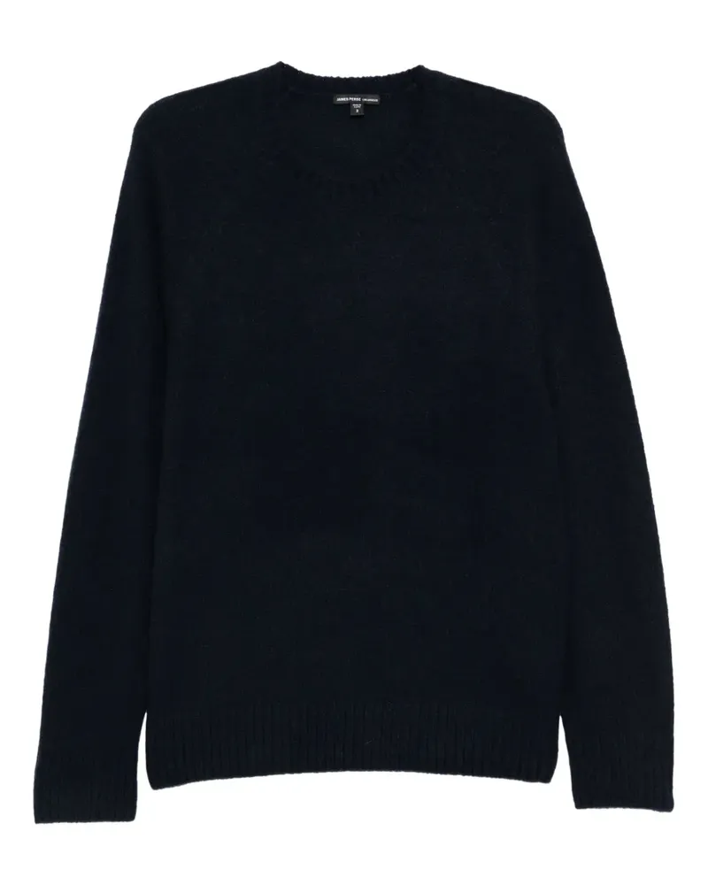 James Perse Strukturierter Kaschmirpullover - Blau Blau