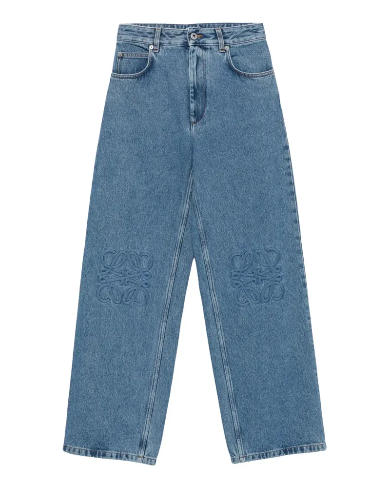 Loewe Anagram baggy jeans - Blau Blau