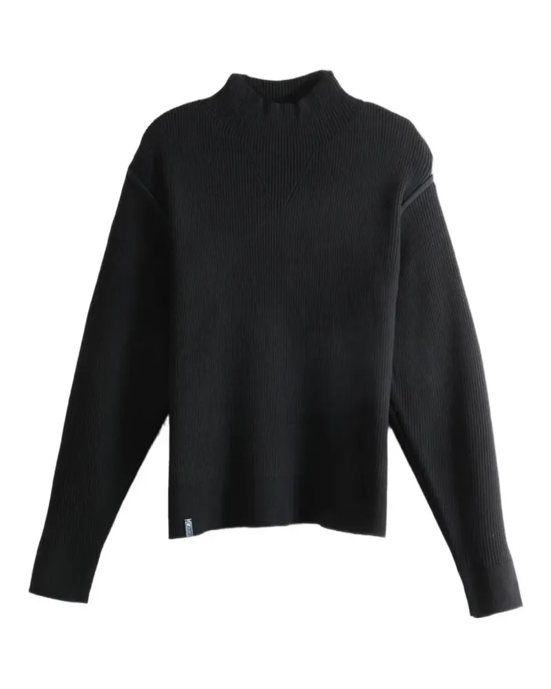 Puma ribbed cut-out sweater - Schwarz Schwarz