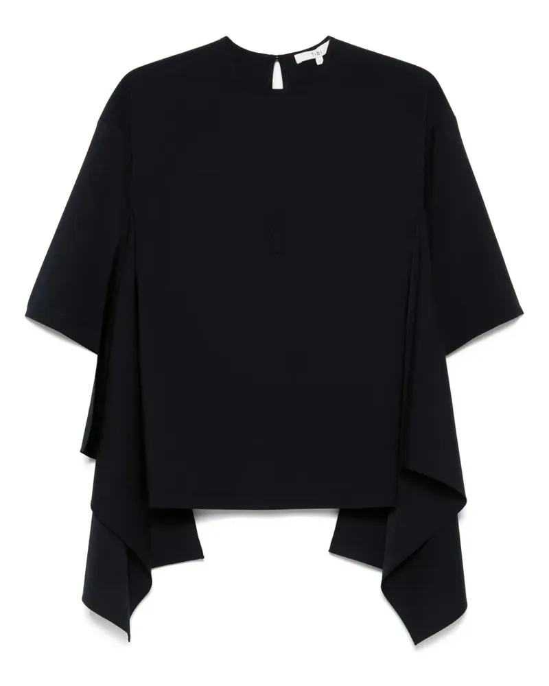 tibi Drapierte Bluse - Blau Blau