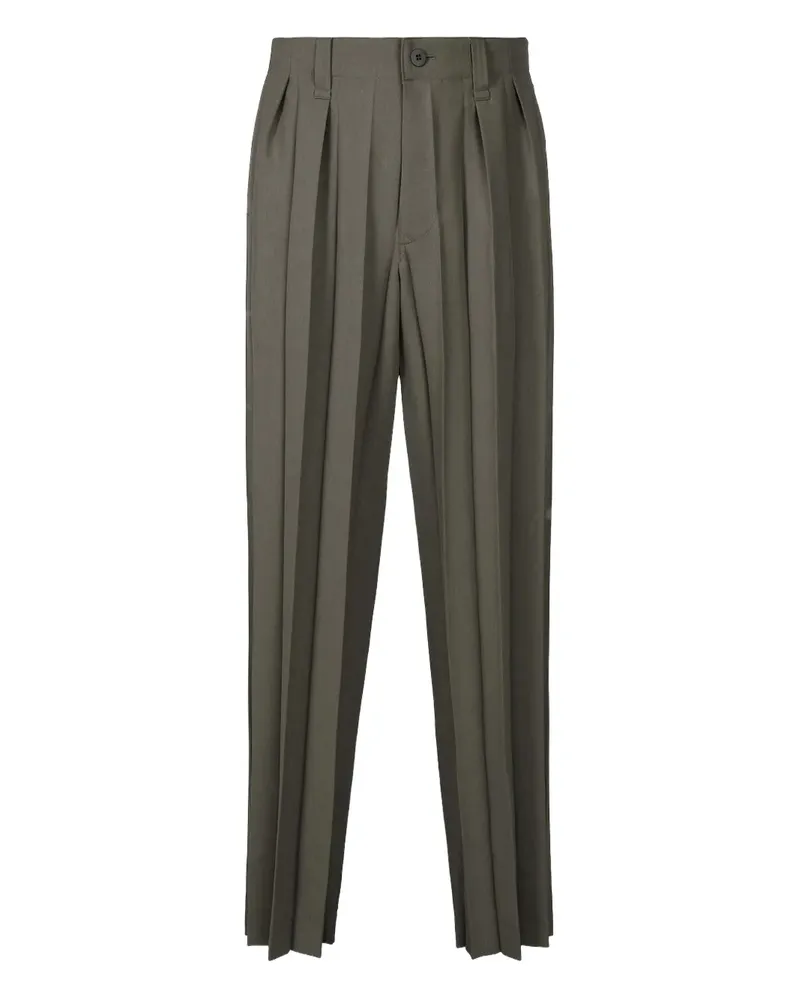 Issey Miyake Plissierte Hose - Braun Braun