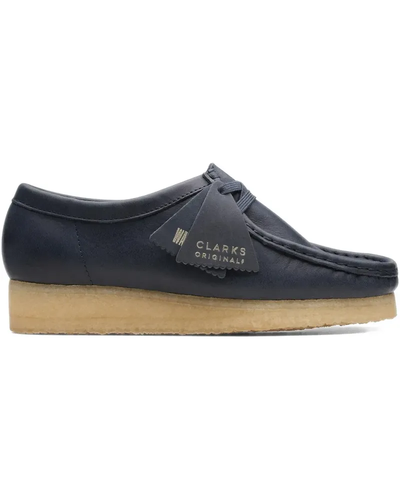 Clarks Wallabee Schnürstiefel - Blau Blau