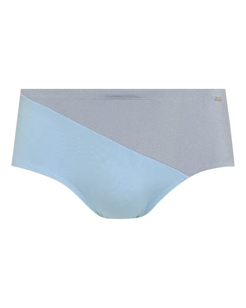 Amir Slama colour-block swimming trunks - Blau Blau