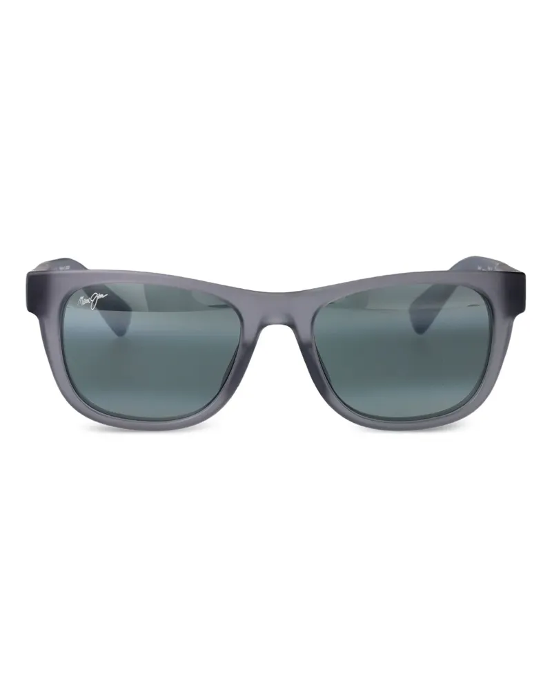 Maui Jim Sonnenbrille mit eckigem Gestell - Grau Grau