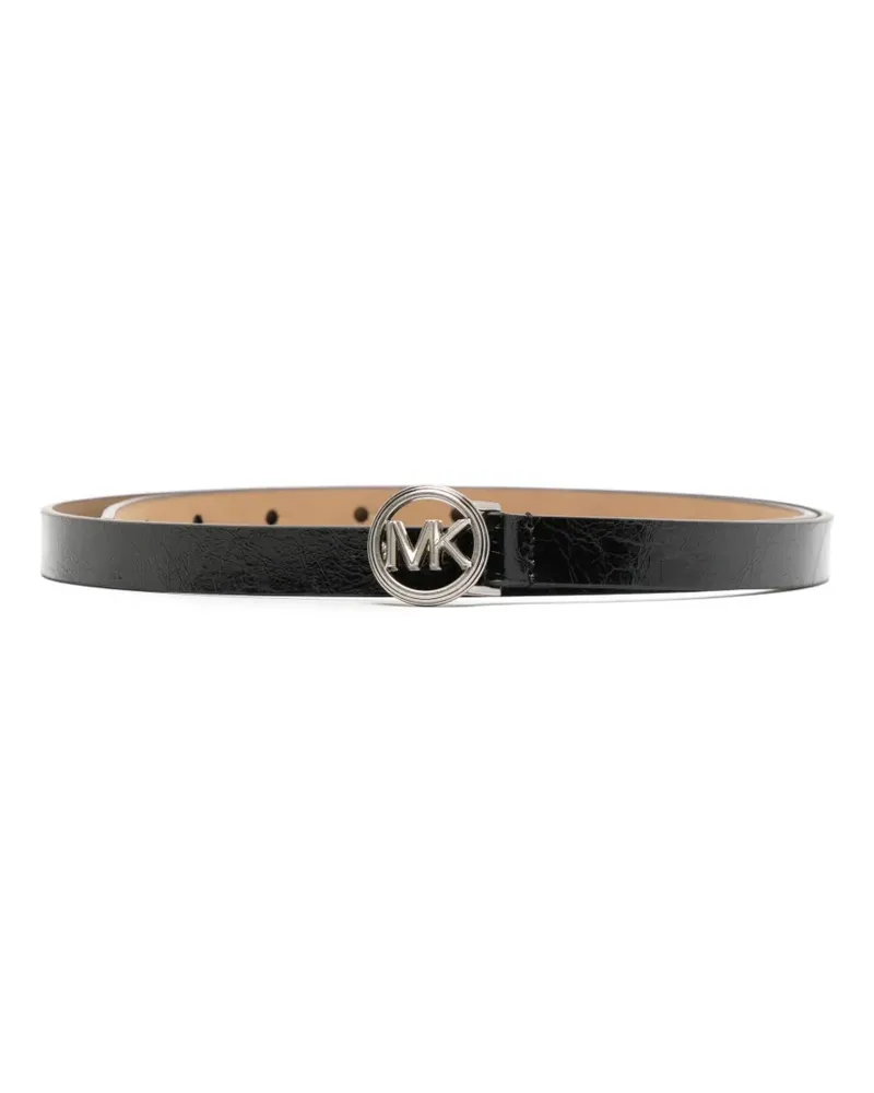 Michael Kors Gürtel mit Logo-Anhänger - Schwarz Schwarz