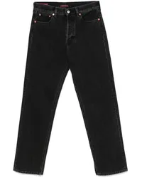 Gucci Jeans mit geradem Bein Schwarz