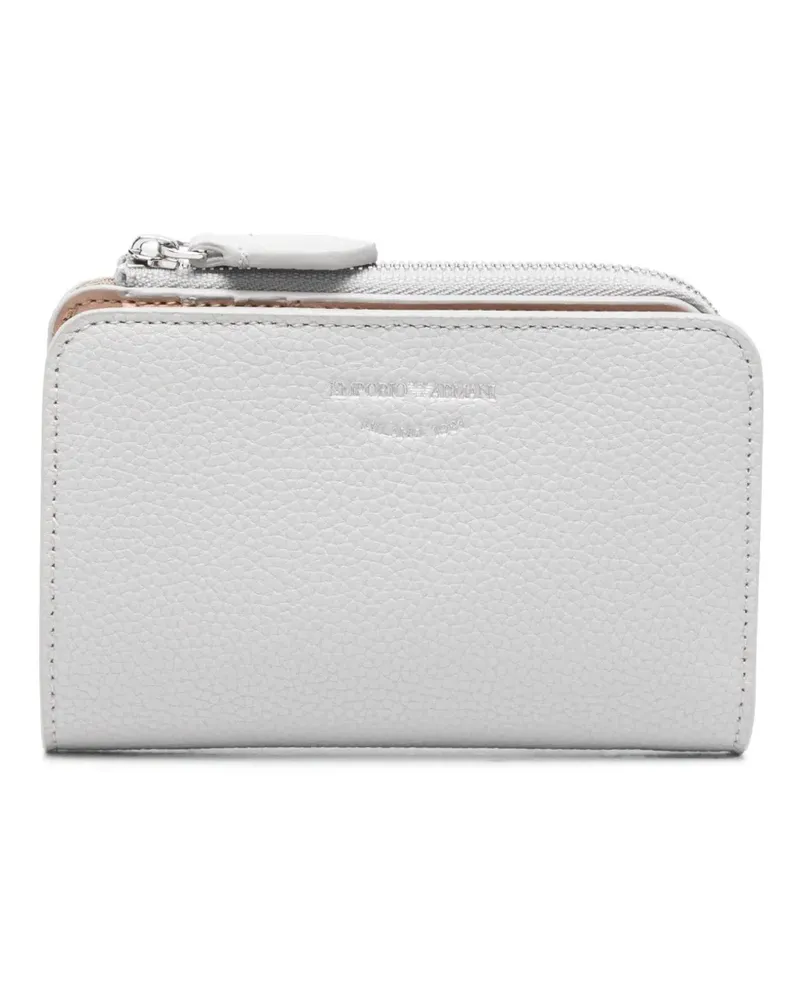 Emporio Armani Portemonnaie mit Logo-Prägung - Grau Grau
