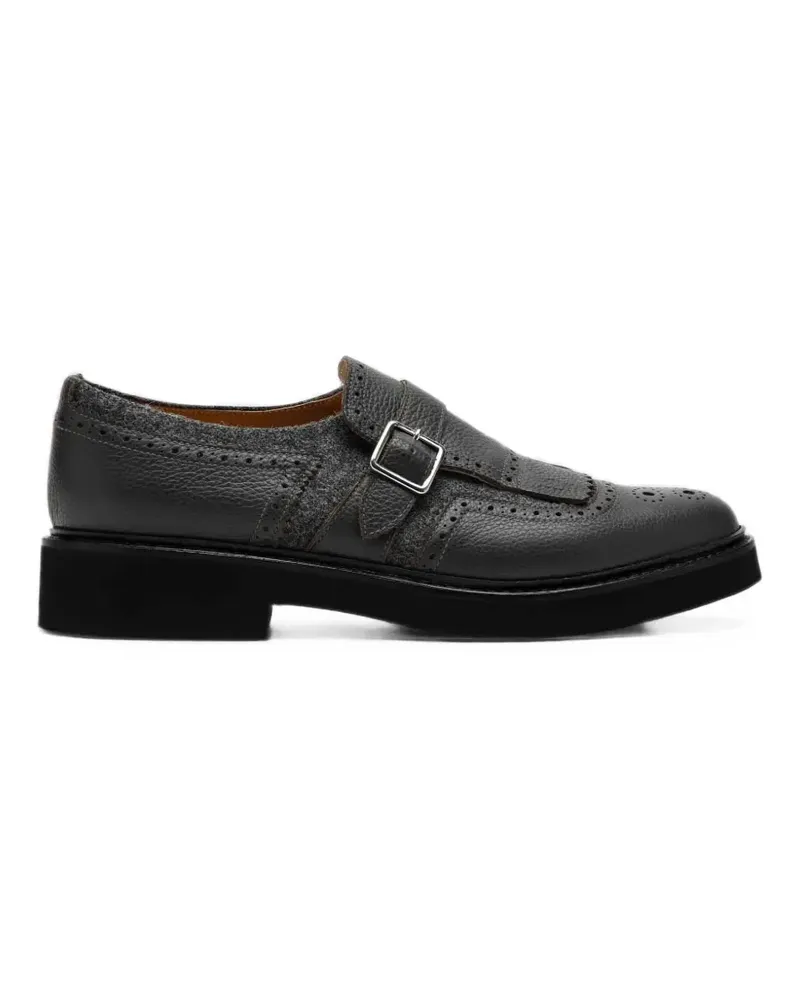 Doucal´s fringe-detail oxford shoes - Grau Grau