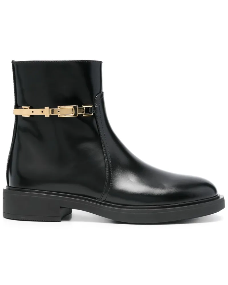 Gianvito Rossi Martine Stiefel - Schwarz Schwarz
