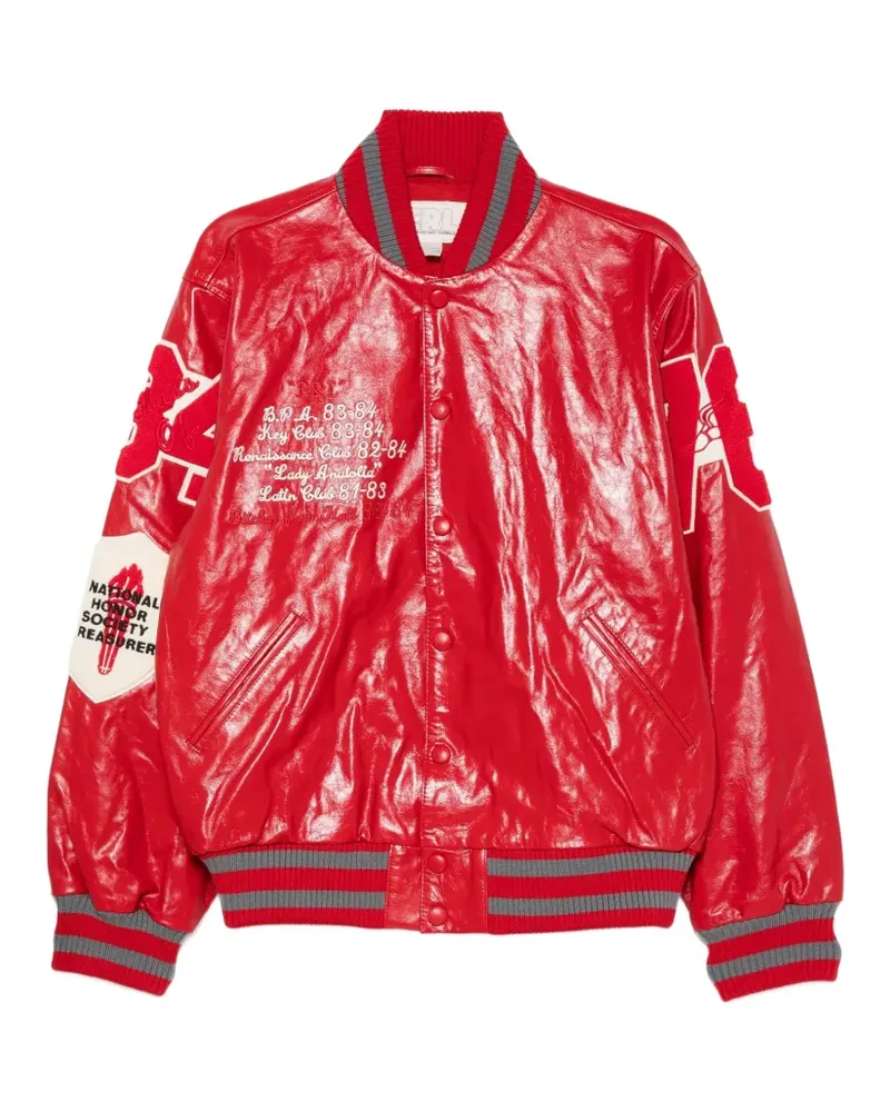 ERL Collegejacke mit Patch-Detail - Rot Rot