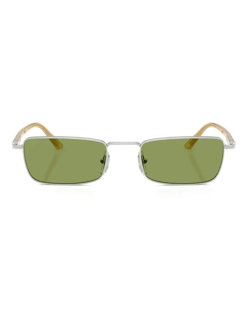 Persol Eckige Sonnenbrille - Silber Silber