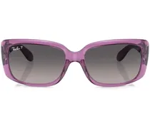 Sonnenbrille mit eckigem Gestell - Rosa