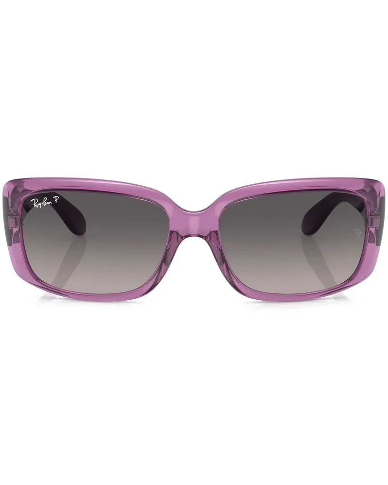 Ray Ban Sonnenbrille mit eckigem Gestell - Rosa Rosa