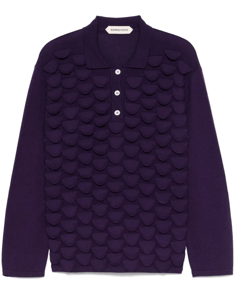 Namacheko Bird Feather Pullover - Violett Violett