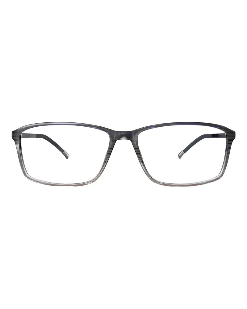 Silhouette rectangle-frame glasses - Grau Grau