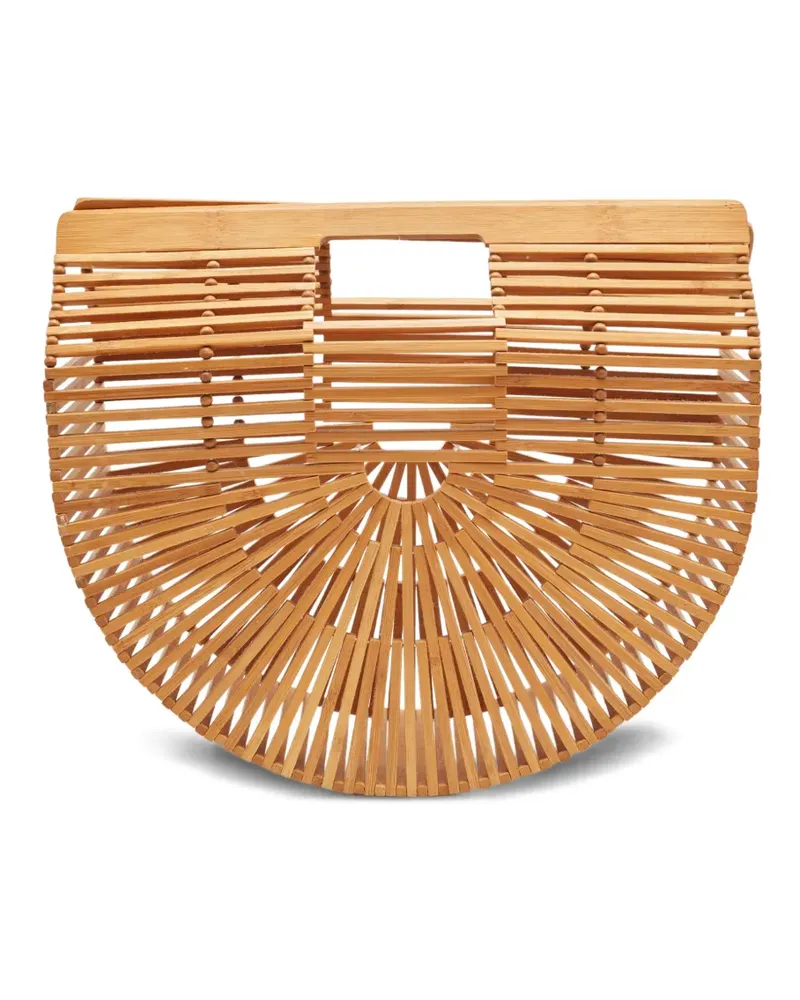 Cult Gaia Clutch aus Bambus - Braun Braun