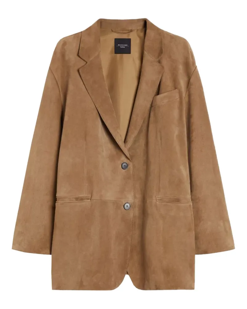 Max Mara Blazer aus Wildleder - Braun Braun