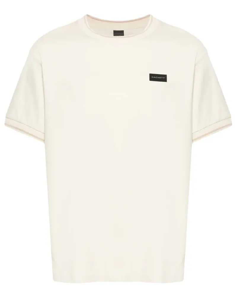 Hackett T-Shirt mit Rundhalsausschnitt - Nude Nude
