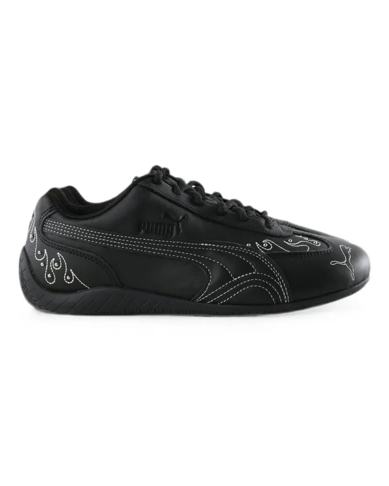 Puma Speedcat Sneakers mit Verzierung - Schwarz Schwarz