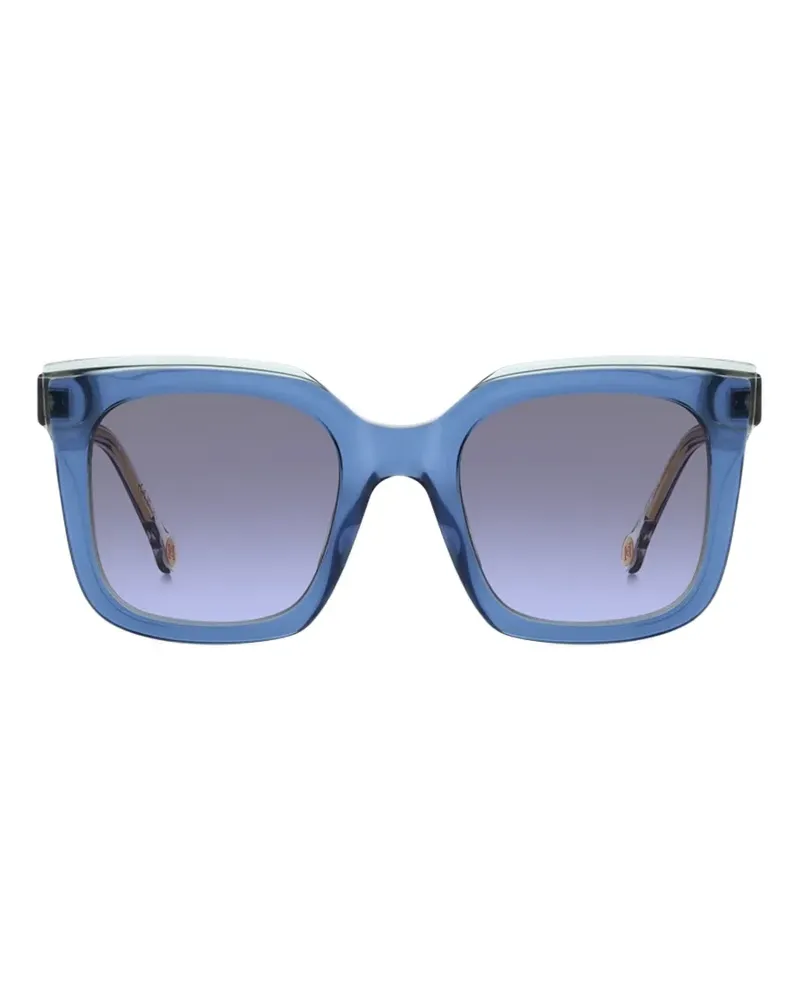 Carolina Herrera New York square-frame sunglasses - Blau Blau
