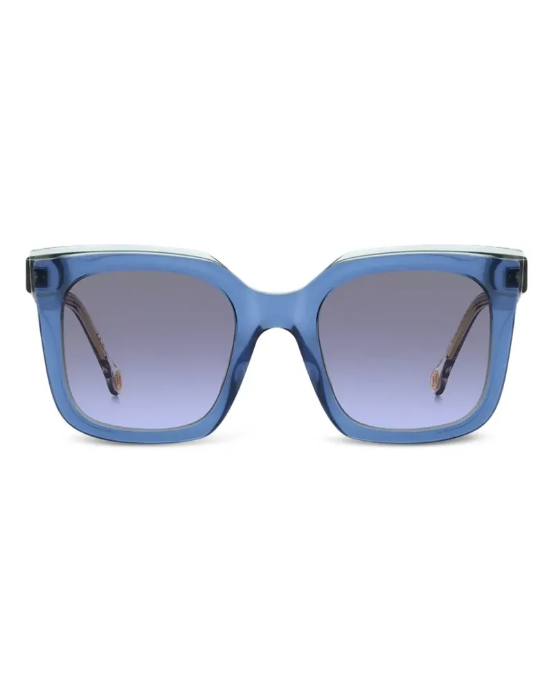 Carolina Herrera New York square-frame sunglasses - Blau Blau