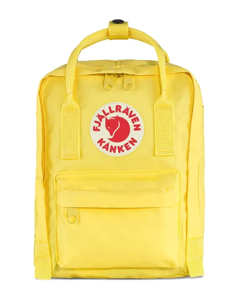 Fjäll Räven logo-patch top-handle backpack - Gelb Gelb