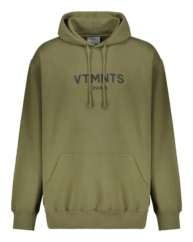 VETEMENTS Hoodie mit Logo-Print - Grün Grün