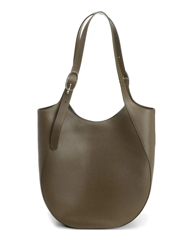 Longchamp Le Foulonné leather tote bag - Grün Grün