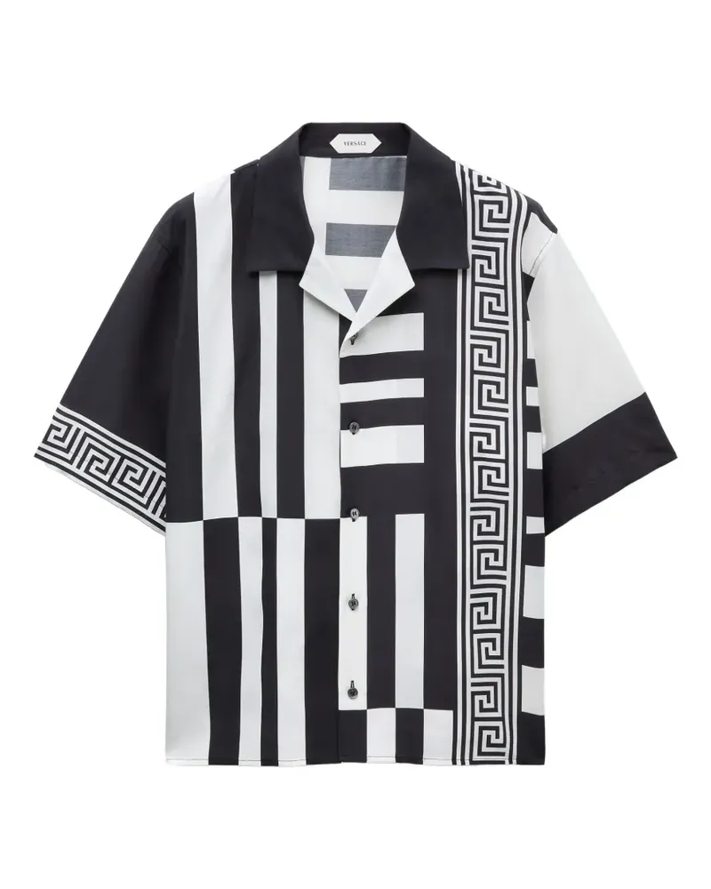 Versace printed cotton-silk shirt - Schwarz Schwarz