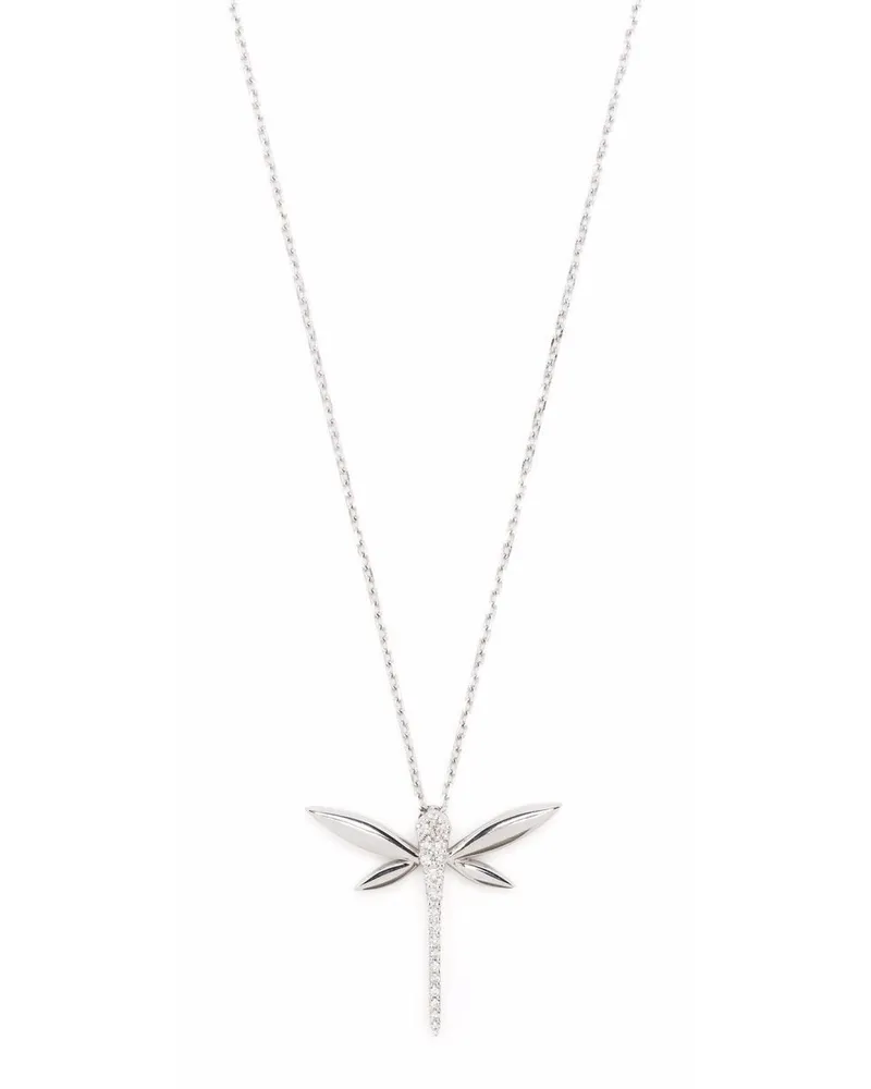 ANAPSARA 18kt Weißgoldhalskette mit Diamanten - Silber Silber