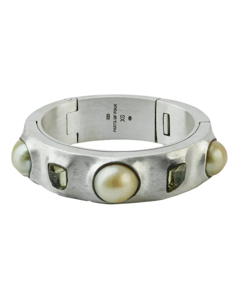 Parts Of Four Sistema pearl-embellishment bracelet - Silber Silber