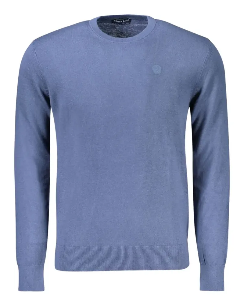 North Sails logo-detail crew neck sweater - Blau Blau